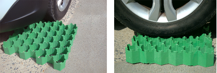 Plastic grass lawn paver for parking and driveway