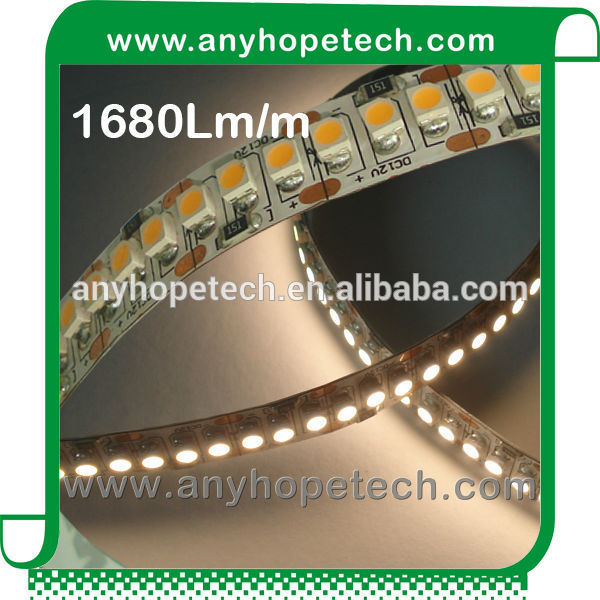 19.2w 240leds per m high CRI long life led commercial rope lighting