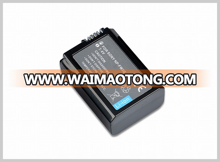 Camera Battery 7.4V Li-Ion Battery 1400mAh NP-FW50