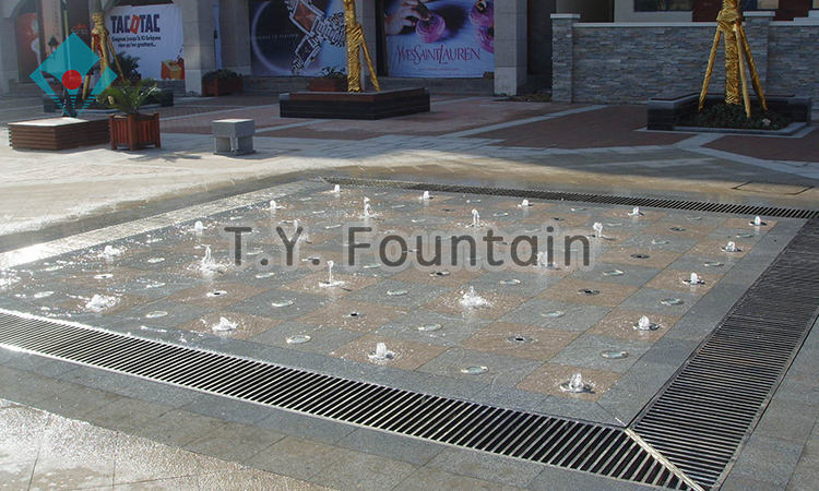 Fountain Dry Outdoor Dancing Fountain