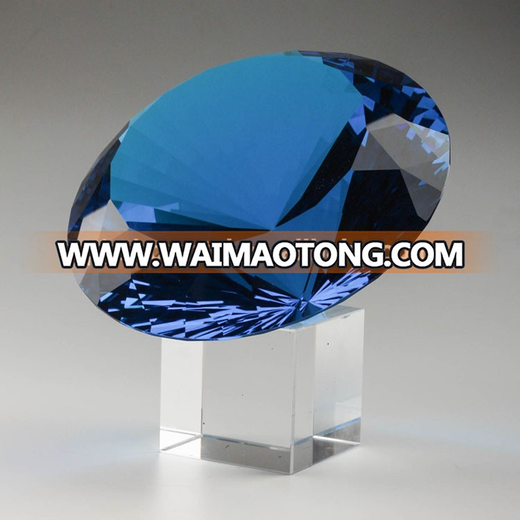 MH-ZS0047 wholesale diamond with clear base for wedding decoration red crystal diamond