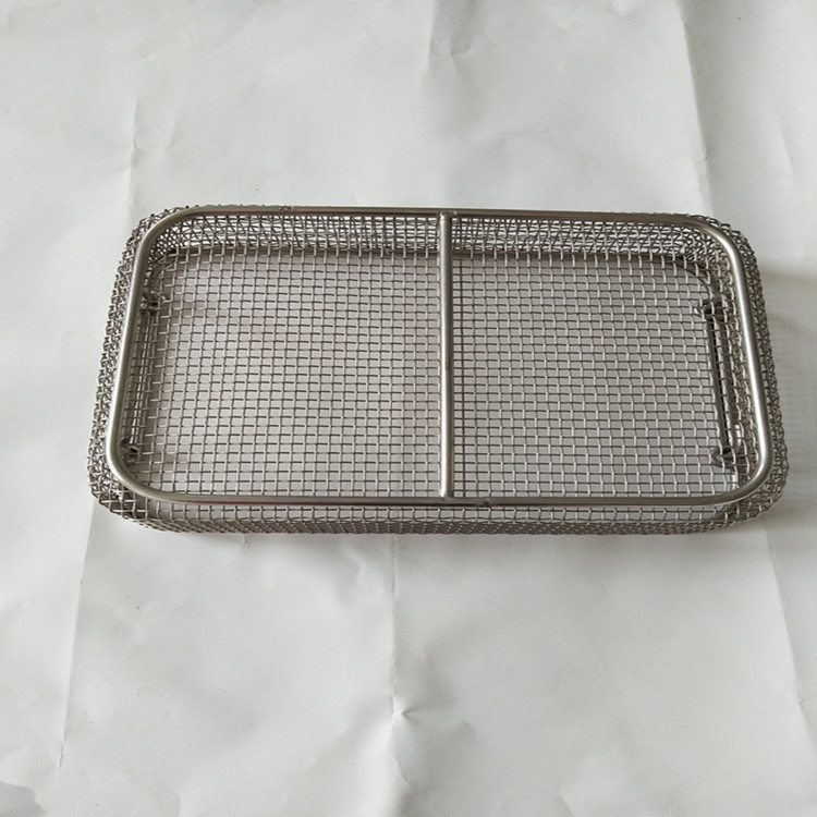 stainless steel wire mesh basket sterilization basket