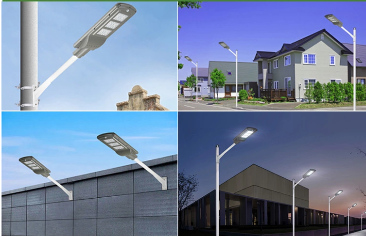 Outdoor road park 6000K 3000K all in one 40W 40 watt led solar street light