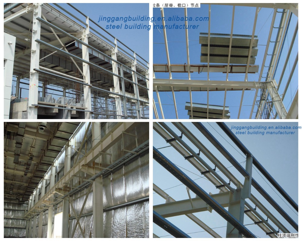 Prefab Galvanized Industrial Steel Roof Truss Design