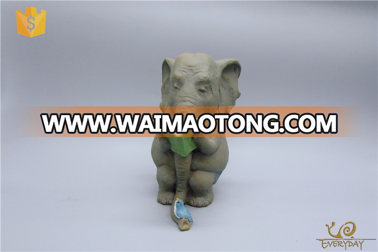 Factory Supplier China Wholesale Antique Elephant Statue Bulk Elephant Figurine for Wedding Table Decor