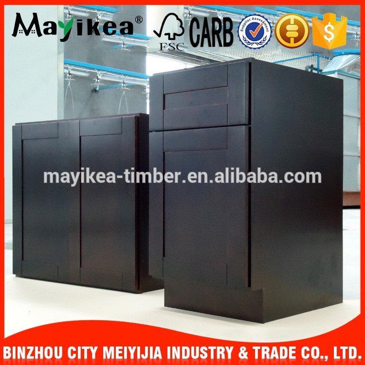 Hot selling new design high quality cheap solid wood kitchen cabinet