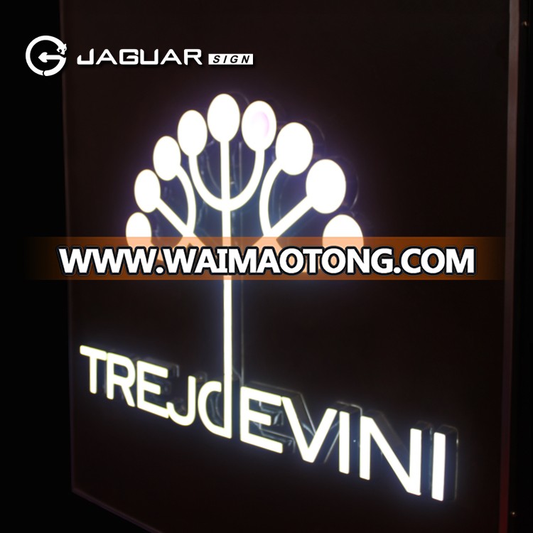 Manufacturer Customized front lit letter sign led logo sign for shops