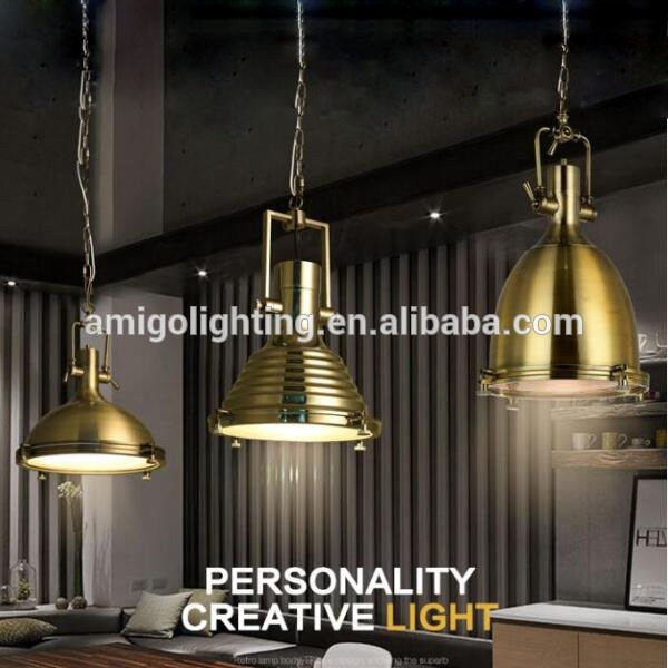 loft vintage Industrial hanging pendant light YP815 YP817 YP818 in chrome