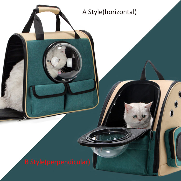 Foldable astronaut transport backpack  guangzhou carrying capsule tote shoulder handbag cat dog pet travel carrier bag