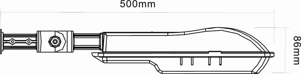 wall led light outdoor SC-RLE130 IP65 new foshan led street lamp