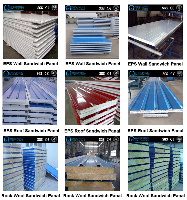 color steel foam sandwich panel for roof and wall