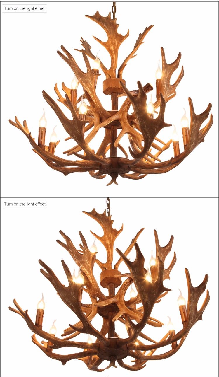 Factory Hot Selling Modern Wooden Luster Dining Room Lamps Chandeliers