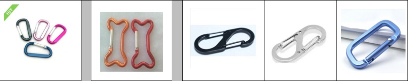 Wholesale With Best Quality Aluminum Mountaineering Buckle D Shape Carabiner Clip