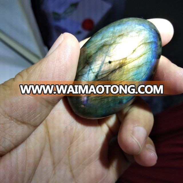 Wholesale Hot Sale Natural Small Rainbow Labradorite Polished Healing Crystal Stone