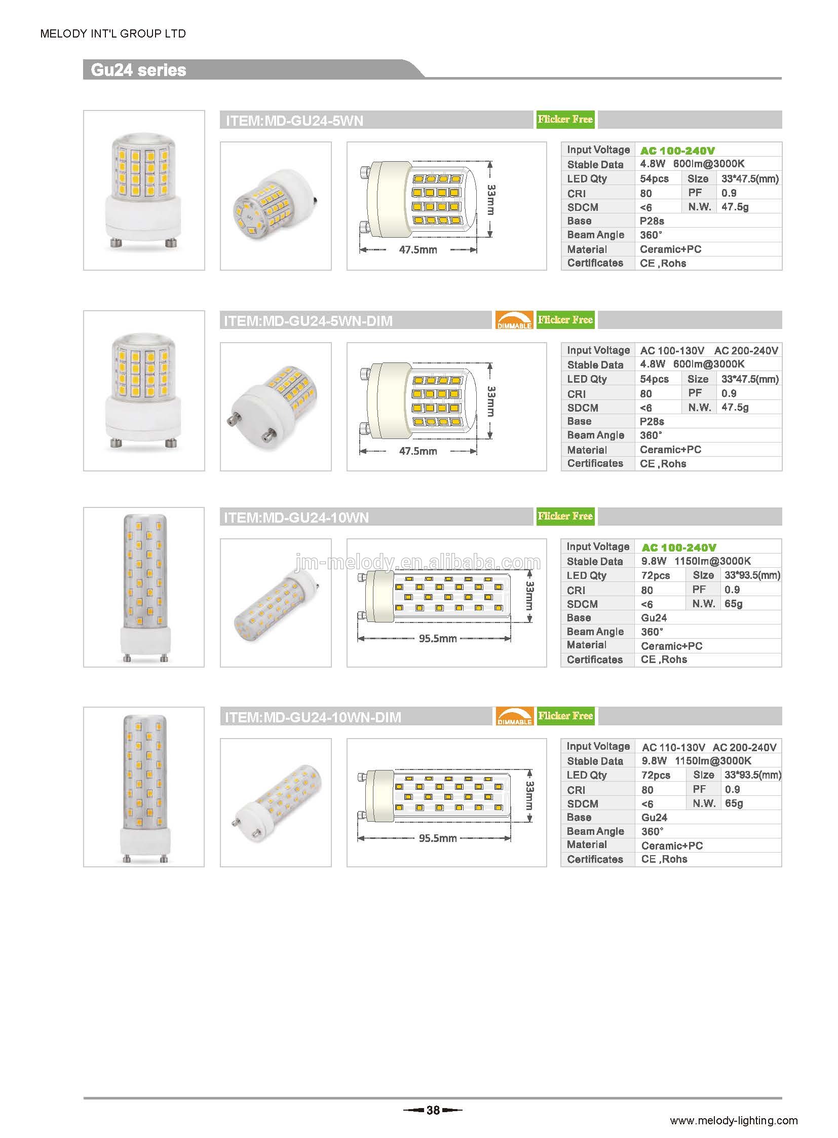 5W G9 LED bulb Ceramic T27 G9 LED bulb dimmable LED corn light lamp bulb flicker free No flicker non Strobe E11 E12 E14 E27 E17