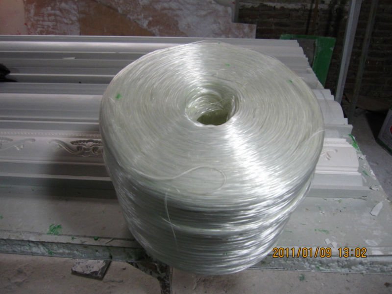 fibreglass mesh--used to make gypsum cornices strong (materials for making gypsum products)