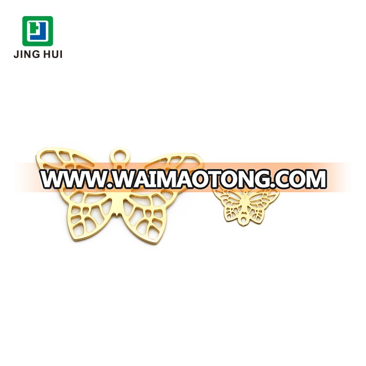 Hot Sale Custom Promotion Gifts Brass Butterfly Metal Pendant  for Hanging Ornament