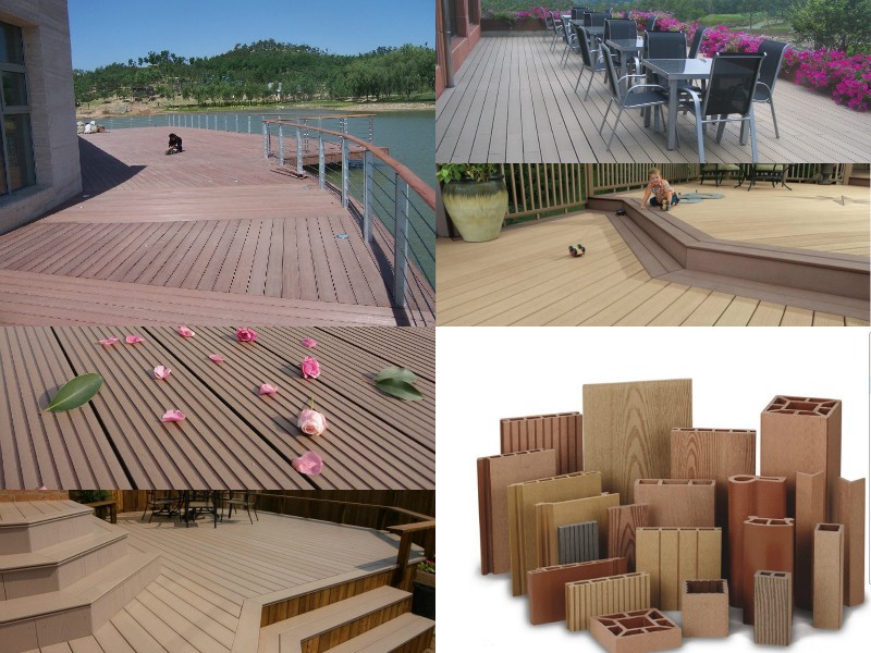 with 15 years warrantee composite decking wood