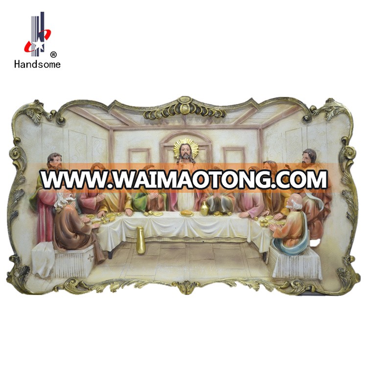 20"large resin last supper hanging wall decoration religious