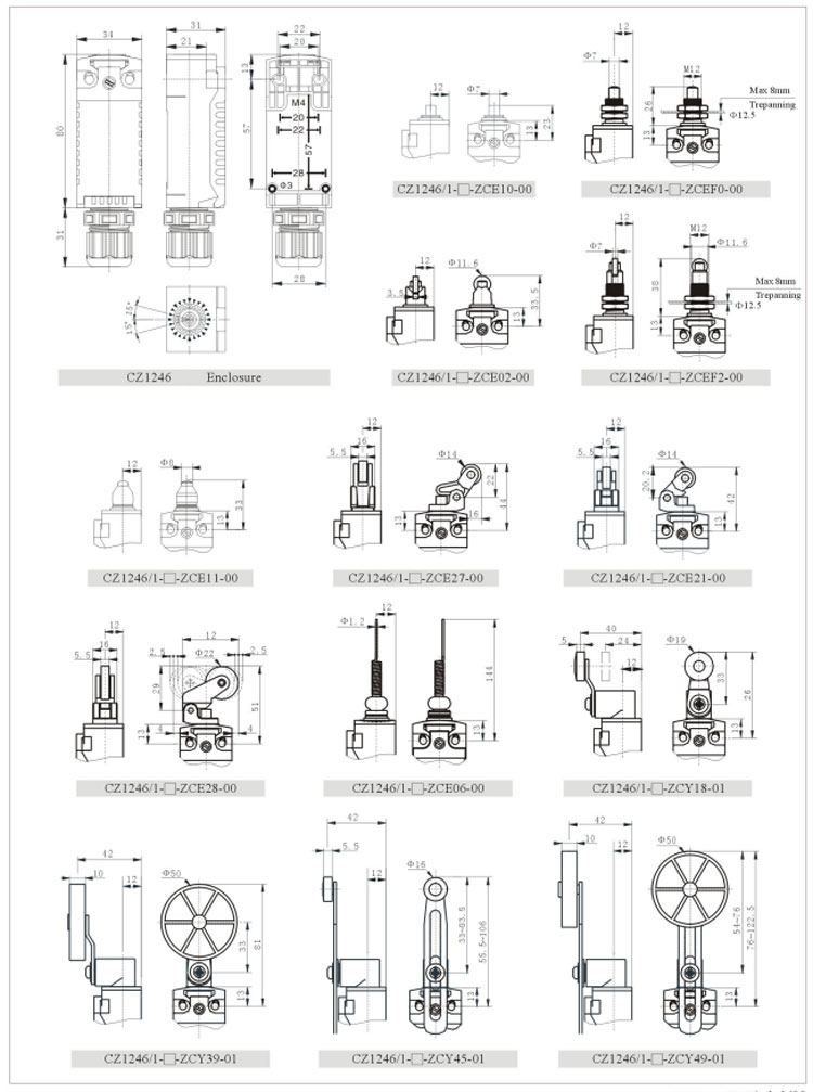 ATEX and IECEx Certified Explosion Proof IP66 Limit Switches