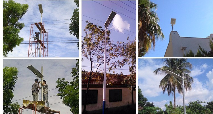 60W Outdoor Low Price Led 60W All In One Solar Street Light With Pole