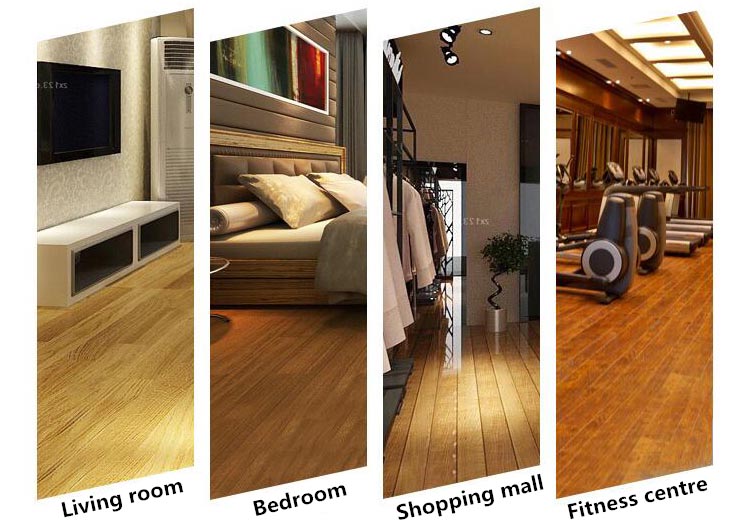 5mm round Edge Loose Lay LVT vinyl flooring, PVC Flooring