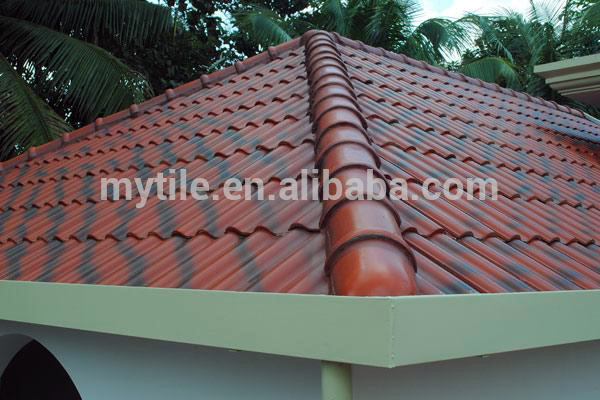 2014 China cobalt blue ceramic roof tile cheap price