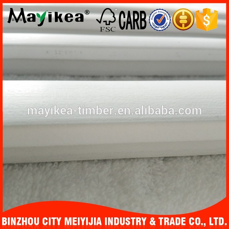 2017 Wholesale cheap price smooth and complete cover wood baseboard