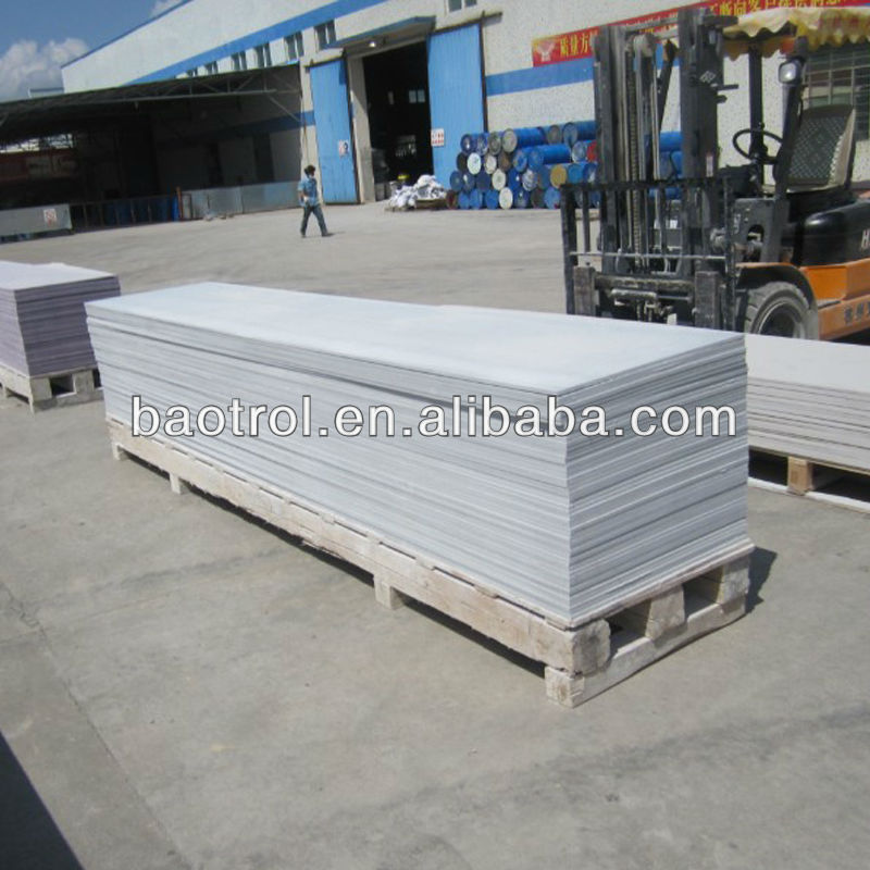 12mm glacier white solid surface sheet