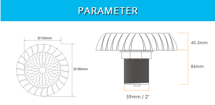 HOTOOK 2019 New Patent 18cm Mini  Resin Filled IP68 waterproof 12V RGB  Remote Control With Memory LED Pool Light For Vinyl Pool