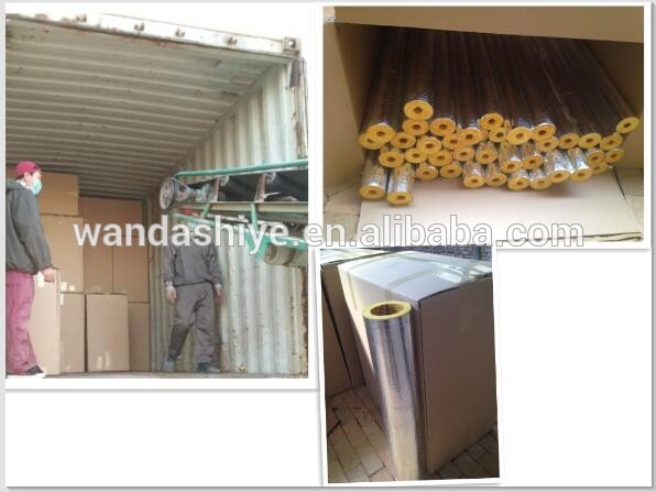 Best selling Glass wool pipe laminated alum foil cover