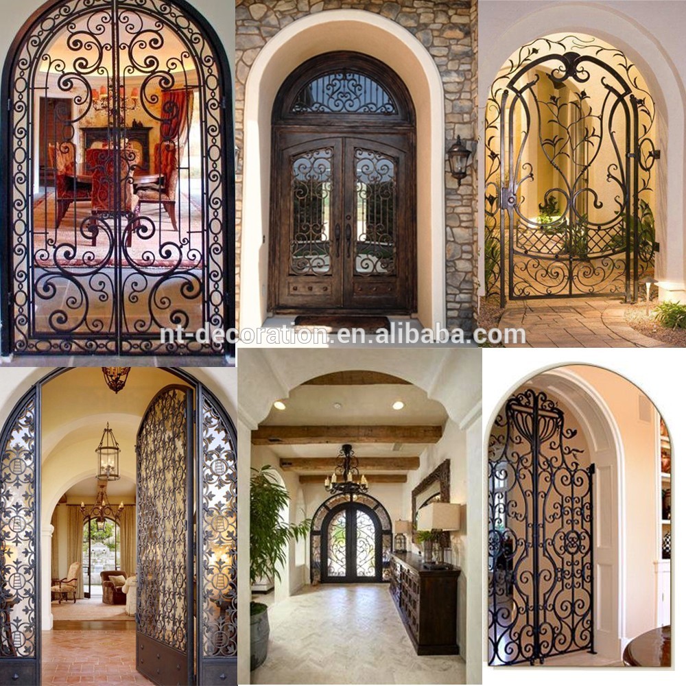 Hot sale high quality wrought iron gate for sale NTBM-067A