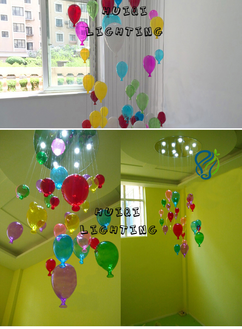 Wholesale Kids' modern decorative colrful balloon light for kids bedroom