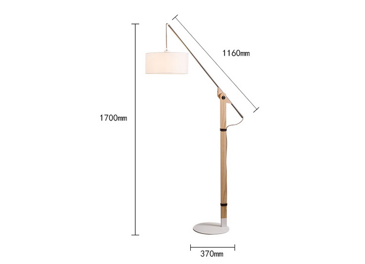 Factory Price Wooden Standing  Decorative Floor Lamp for livingroom and bedroom