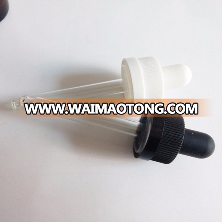 Daily medical cosmetic dropper bottle with glass pipette dropper