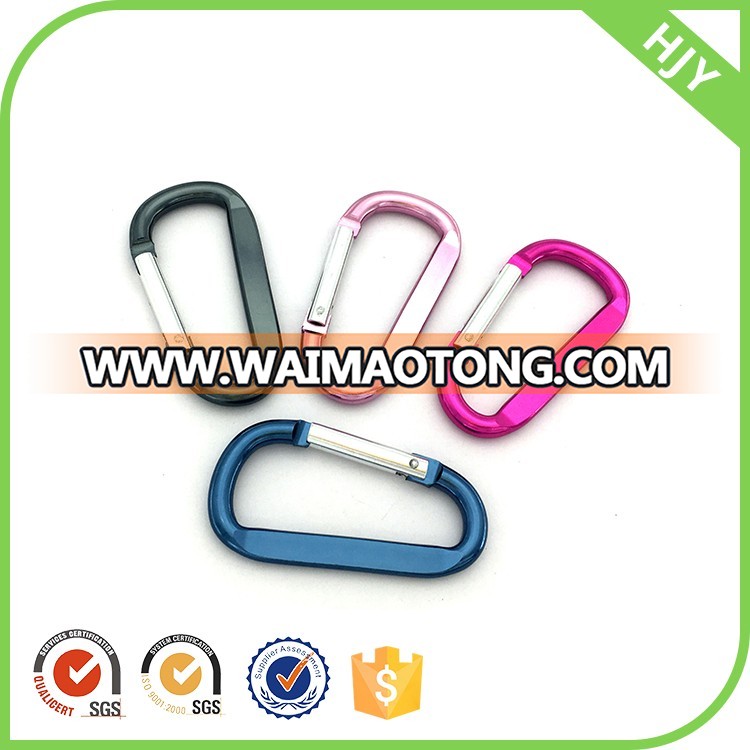 Wholesale With Best Quality Aluminum Mountaineering Buckle D Shape Carabiner Clip