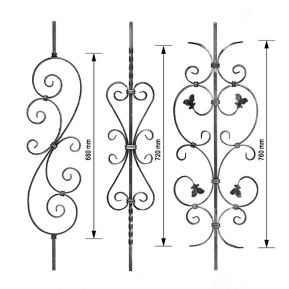 Modern Wholesale Decorative Wrought Iron Balusters