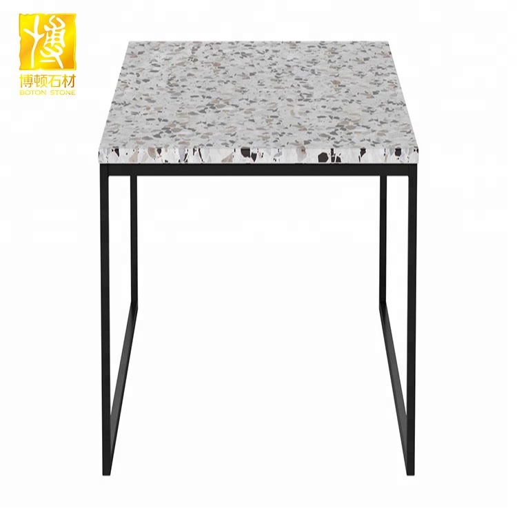 Yunfu terrazzo manufacturers supply custom size terrazzo table tops