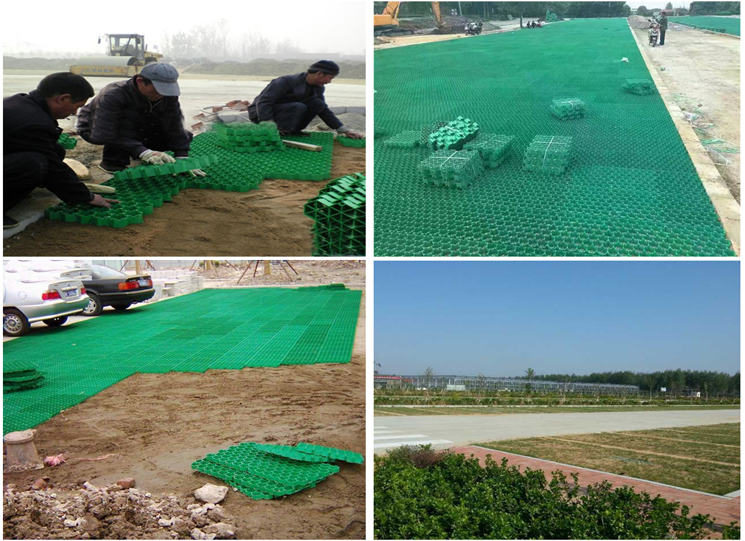 ground reinforcement mesh grass paver for car parking grass grids