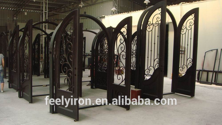 Beautiful wrought iron door FD-502