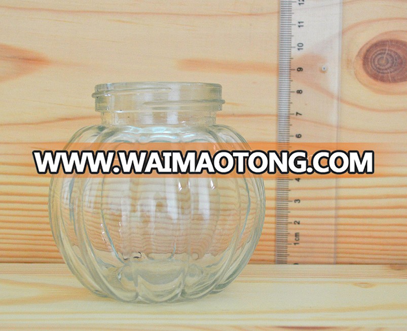 Wholesale price storage glass jars clear glass storage jars with screw cap