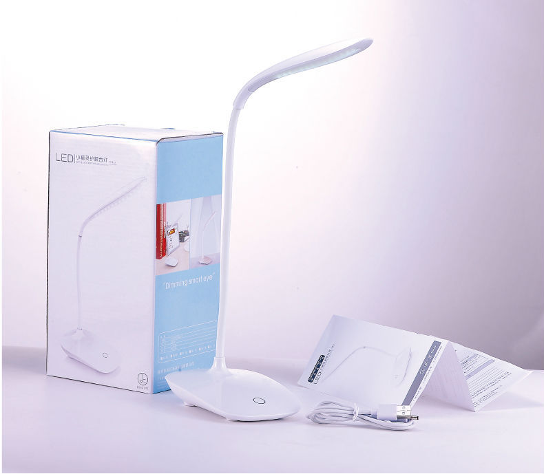 5W touch dimmable flexible led desk lamp with high lumen