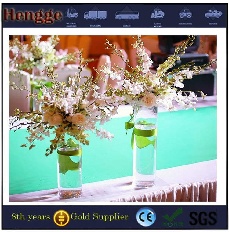 High Transparent PMMA Acrylic Cylinder for Wedding