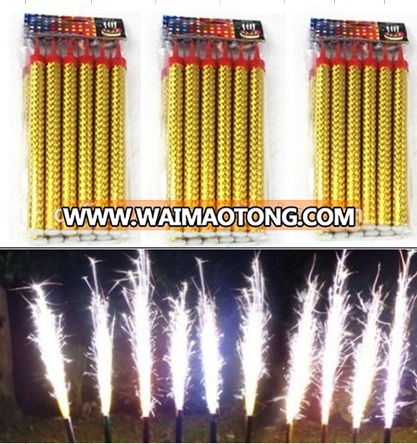 high quality 10 12 15 18 20 30cm 18 20 25 30 35 50s happy birthday cake candle cold fireworks/Indoor party firewor for wholesale