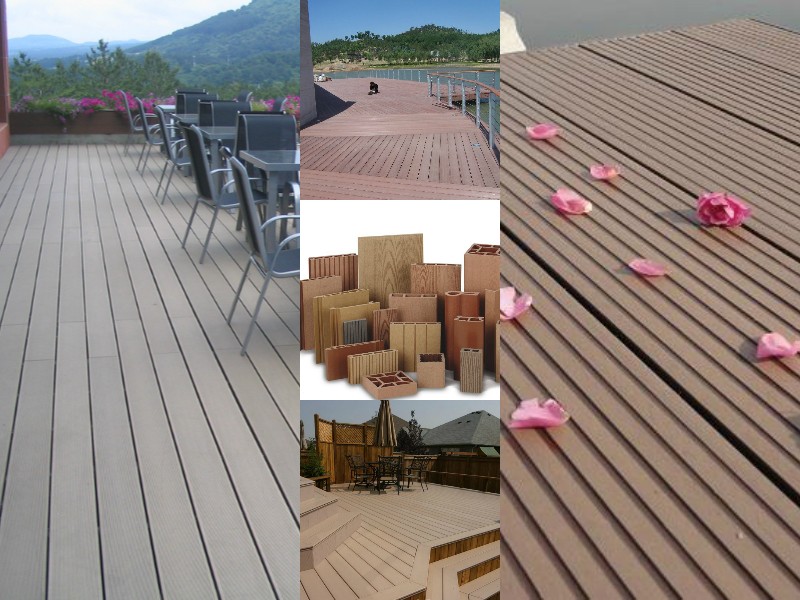 China manufacturer wood texture wpc decking