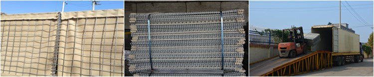 Welded Gabion Box Baskets For Military Shooting Range