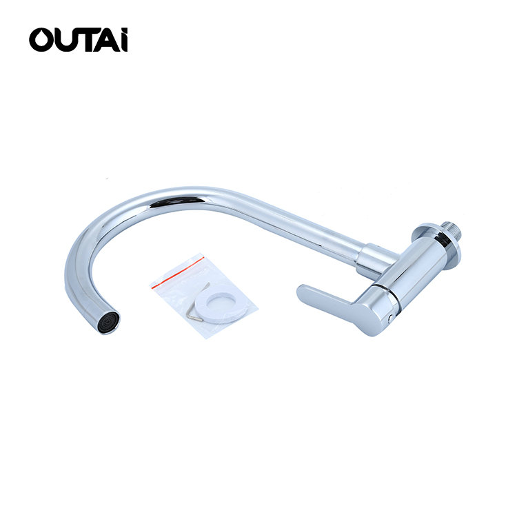 Hot selling sink washing cold water one handle kitchen wall faucet