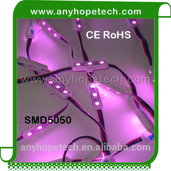 Factory Selling 12V dream color 3 RGB LED SMD5050 Modules from China manufacture