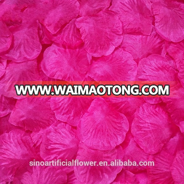 Wholesale cheap artificial flowers silk rose petals for valentines day