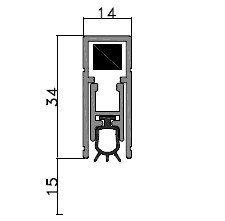 Indoors door sealing